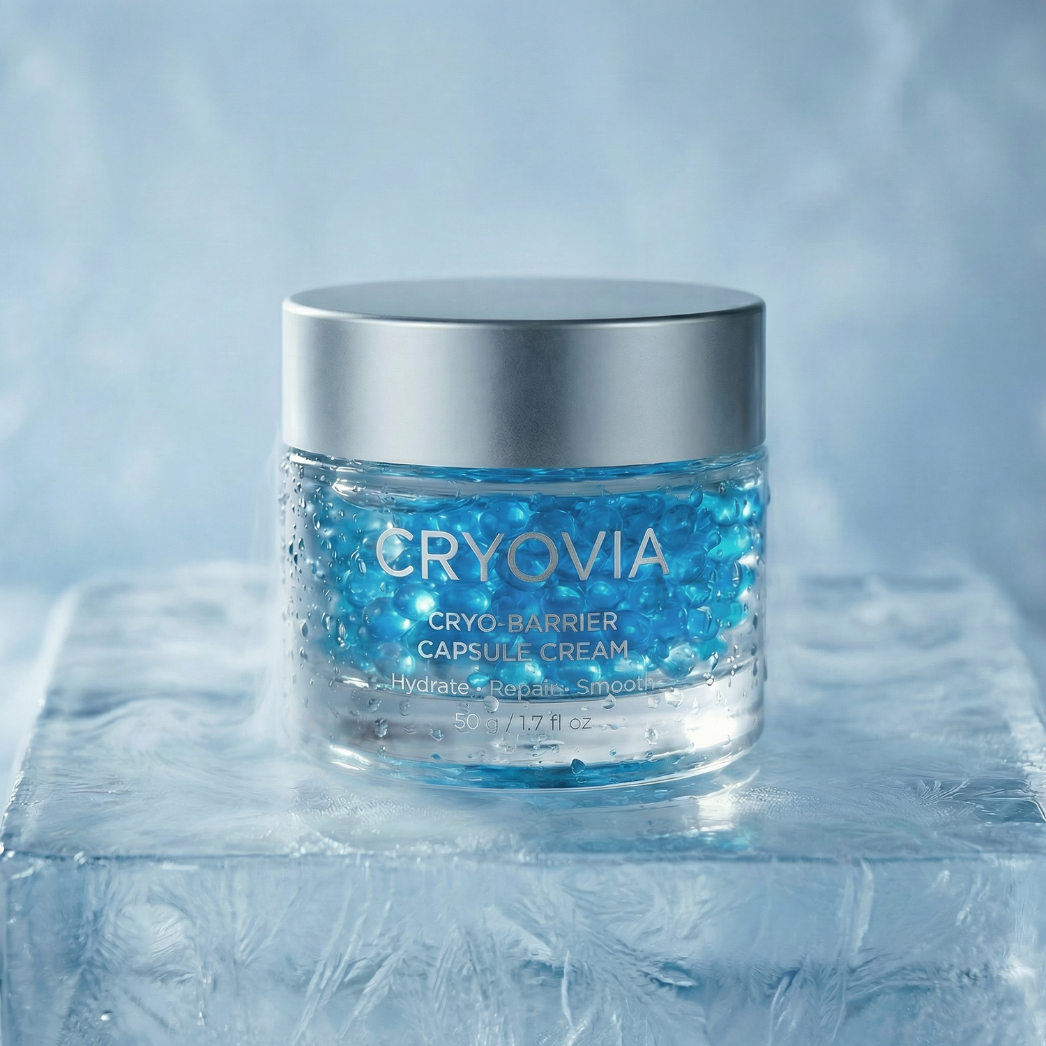 Cryovia - Crème Cryo Capsules Hydratante & Régénérante